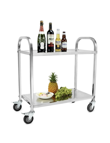 Carro de Servicio Gasfrit | 2 Estantes de Acero...