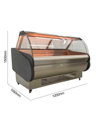 Vitrina Charcutera Color acero –1500 x 1050 x...