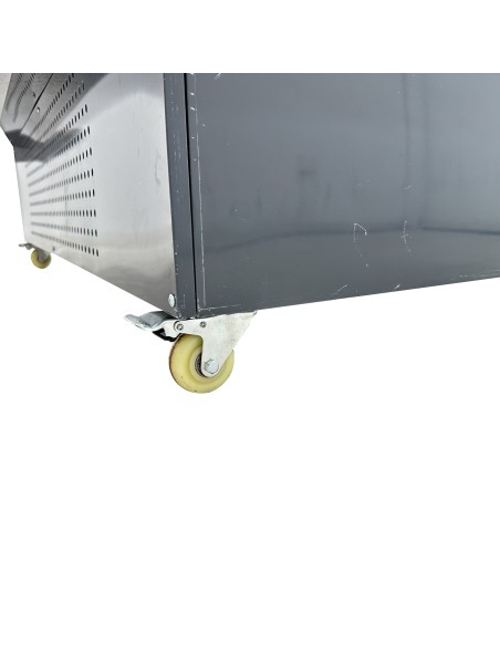 Vitrina Charcutera Color Negro 1500 x 1050 x 1200 mm – Refrigeración Estática – Cristal Curvo