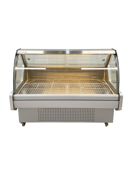 Vitrina Charcutera Color Blanco – 1500 x 1050 x 1200 mm Cristal Curvo