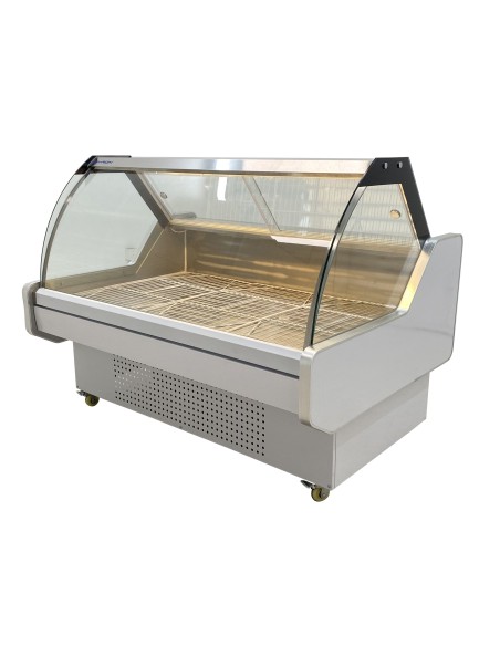 Vitrina Charcutera Color Blanco – 1500 x 1050 x 1200 mm Cristal Curvo