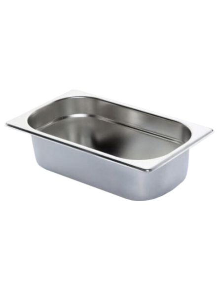 Cubeta GN 1/4, 65 mm, acero inoxidable 304