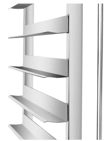 Carro bandejero de pastelería de acero...