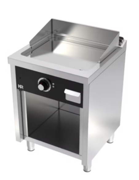 FryTop Industrial Trifásico Cromo duro Con Mueble de HR Fainca