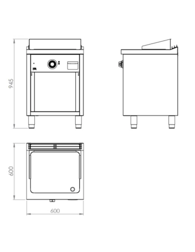 FryTop Industrial Trifásico Cromo duro Con...