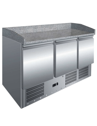 Mesa refrigerada para pizza de 3 puertas con...