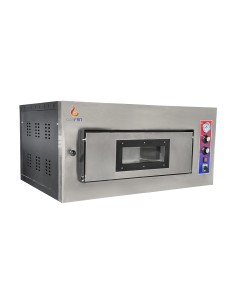 Horno de Pizza , 1 boca a gas 4 pizzas x 33 mm con Suelo...