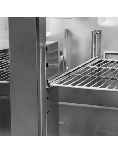 Mesa de preparación refrigerada de acero...