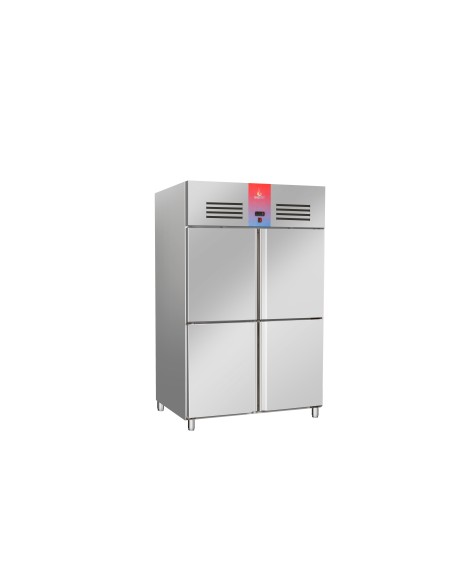 Armario frigorifico refrigerado 4 puertas de acero inoxidable, tropicalizado clase C. 1240 x 760 x2010 mm