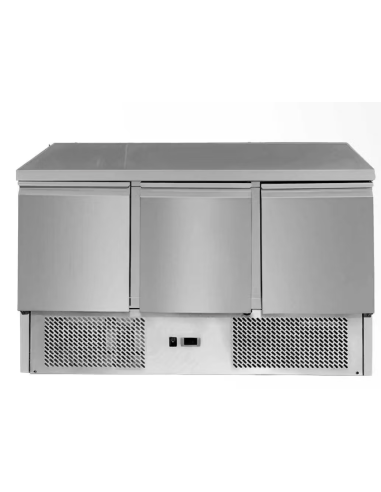 Mesa refrigerada de acero inoxidable 3 puertas...