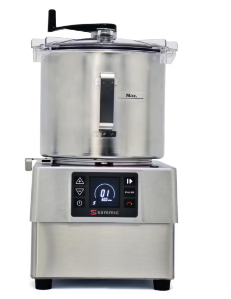 Cutter-emulsionador profesional de 8 l mod. K-8V. Velocidad variable y tecnología brushless