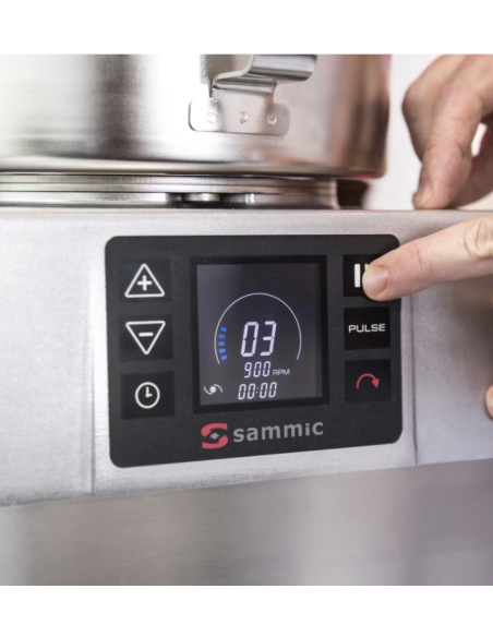 Cutter-emulsionador profesional de 8 l mod. K-8V. Velocidad variable y tecnología brushless