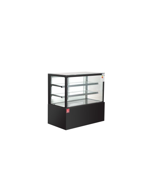 Vitrina expositora refrigerada para pastelería cristal recto 1200 x 660 x 1200 mm