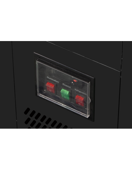 Vitrina expositora refrigerada para pastelería cristal recto 1200 x 660 x 1200 mm