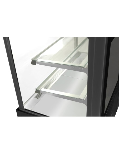 Vitrina expositora refrigerada para pastelería cristal recto 1200 x 660 x 1200 mm
