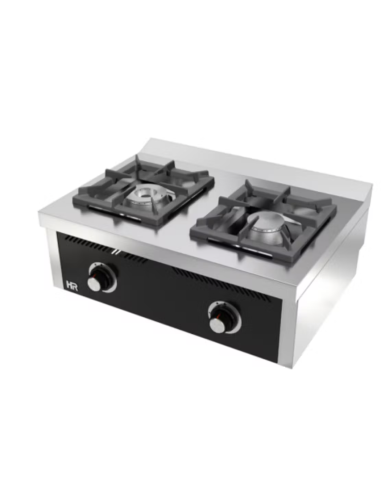 Cocina Industrial Gas 2 Fuegos C2F600S de HR...