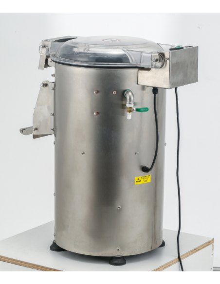 Peladora de patatas automatica profesional electrica 15 kg capacidad 450 kg / hora