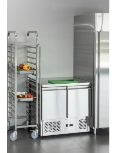 Mesa refrigerada compacta 2 puertas de acero...