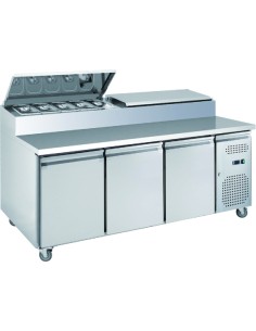 Mesa Ensaladera Refrigerada de Preparación 3 Puertas 2020...