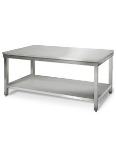 Mesa Central con 1 Estantes 1800x600x850 mm| Mesa de...