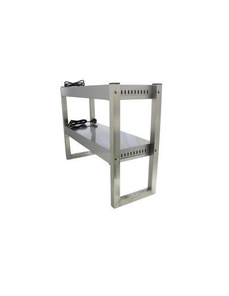 Lampara calefactora , puente termico de acero inoxidable 4bombillas 900 x 300 x 650 mm 1200 w