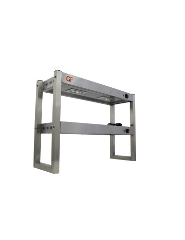 Lampara calefactora , puente termico de acero...