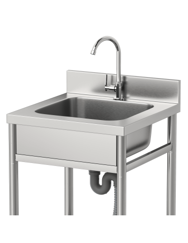 Fregadero de Acero Inoxidable de 1 Seno y grifo...