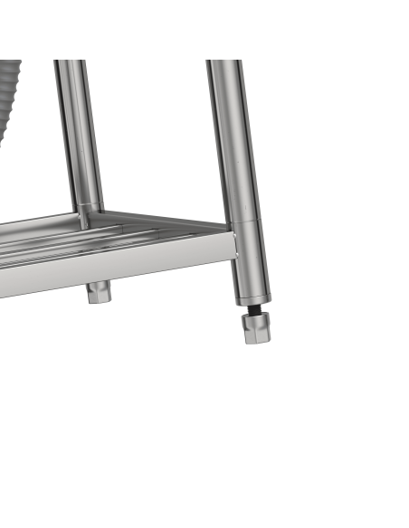 Fregadero de Acero Inoxidable de 1 Seno y grifo 550x 550x800 mm Desmontable