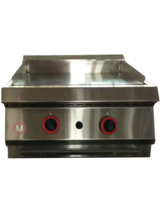 Plancha de asar de gas de cromo duro industrial acero...