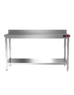 Mesa Mural con 1 Estantes 1200x600x850+ 100 mm| Mesa de...