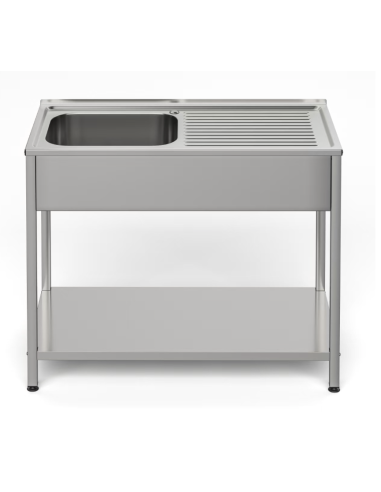 Fregadero bajo barra 1 seno y 1 escurridor...