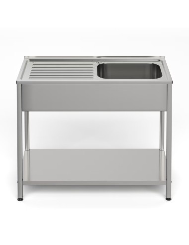 Fregadero bajo barra 1 seno y 1 escurridor...