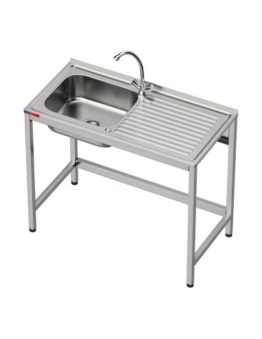 Fregadero bajo barra 1 seno , 1 escurridor y 1...