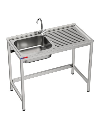 Fregadero bajo barra 1 seno , 1 escurridor y 1...