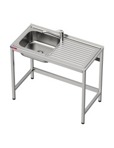 Fregadero bajo barra 1 seno , 1 escurridor y 1 grifo...