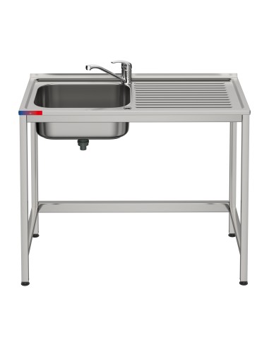 Fregadero bajo barra 1 seno , 1 escurridor y 1...