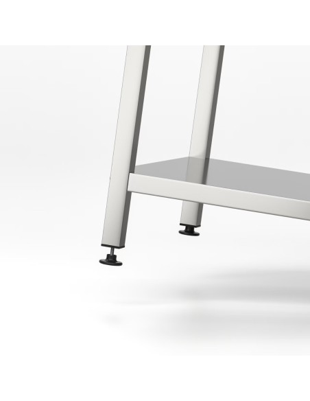 Fregadero bajo barra 1 seno , 1 escurridor y 1 grifo montando industrial acero inoxidable 1000 x 500 x 850 mm