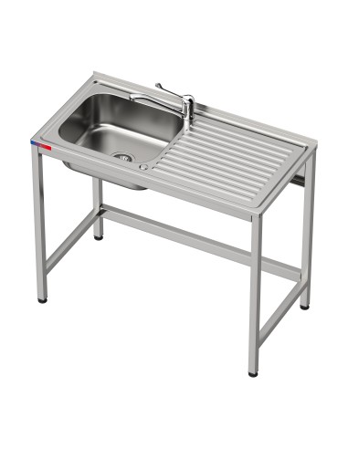 Fregadero bajo barra 1 seno , 1 escurridor y 1...