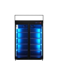Armario expositor para bebidas refrigerado 2 puertas 1253...