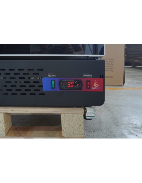 Armario expositor para bebidas refrigerado 1 puerta gran capacidad 540 x 580 x 1920 mm 400 litros refrigeración ventilada