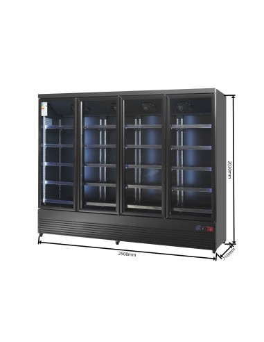 Armario expositor para bebidas refrigerado 4...