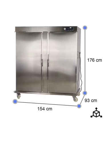 Armario Mantenedor de Calor 2 Puertas