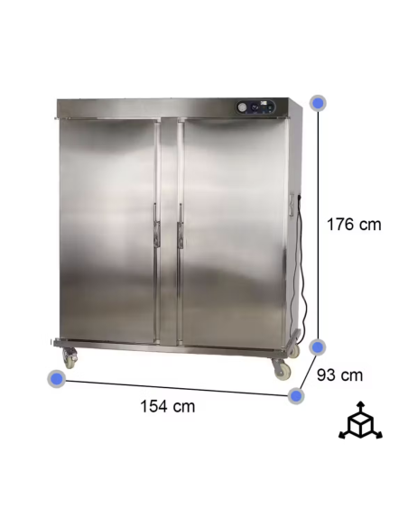 Armario Mantenedor de Calor 2 Puertas